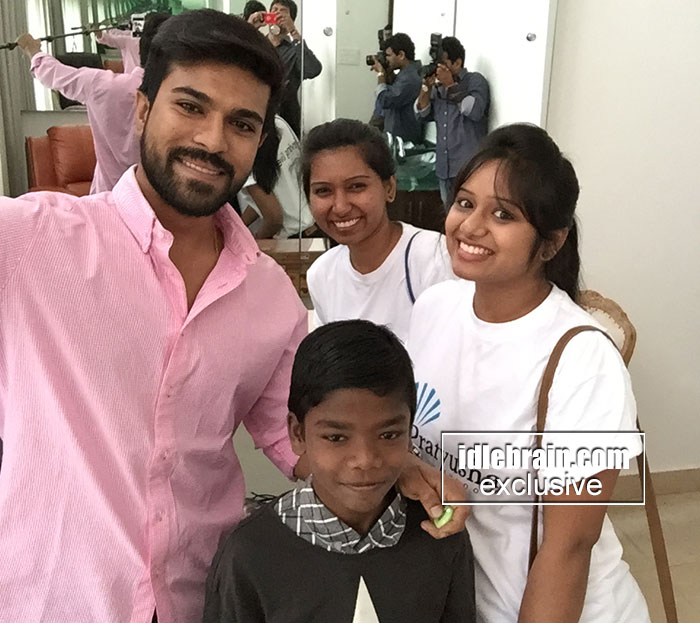 Ram Charan makes wish come true for a kid at Pratyusha Foundation - Forum