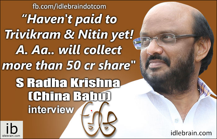 S Radha Krishna (China Babu) interview