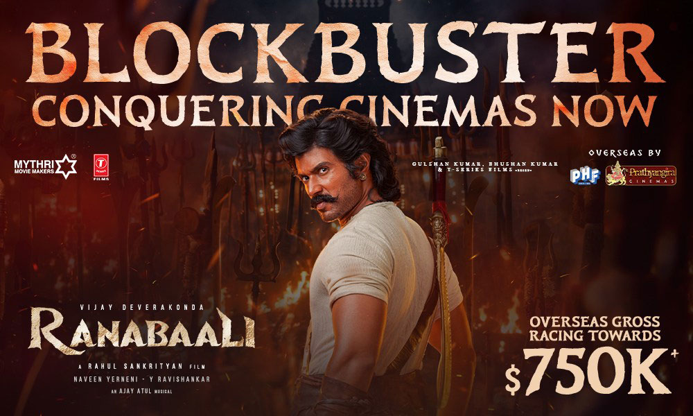 Ranabaali blockbuster in cinemas now
