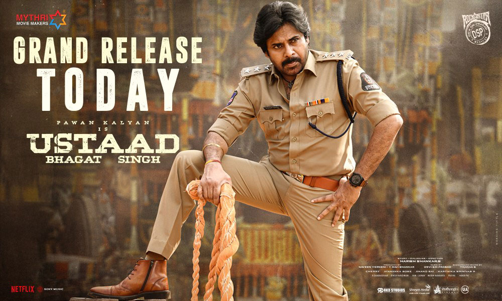 Ustaad Bhagat Singh grand release today