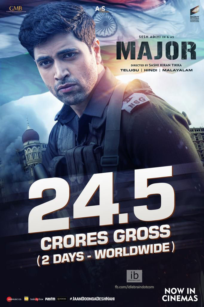 Adivi Sesh’s Pan India Film Major Collects ₹24.5 Crore Gross In 2 Days ...