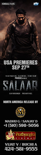 Salaar overseas by Moksha Movies and Prathyangira Cinemas